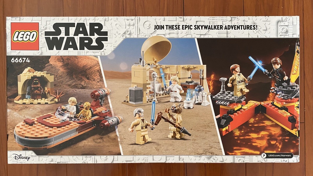 LEGO Star Wars Skywalker Adventures 66674, 3-IN-1 Pack Gift Set