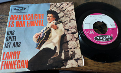 Larry Finnegan   Aber Dich Gibt Es Nur Einmal (The Biggest Hurt Of All)- 7'' 45