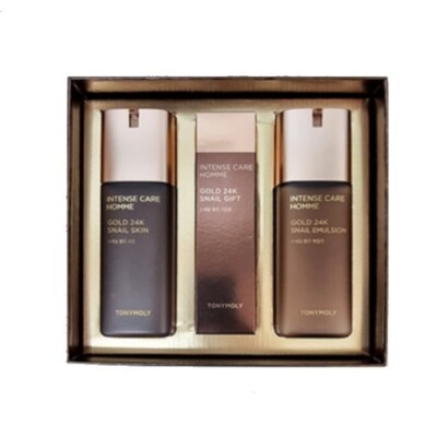 TONYMOLY INTENSE CARE 24K Gold トライアルセット TONYMOLY] Intense Care Gold 24K Snail Homme Set / Korea For