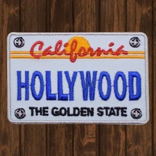 Hollywood Embroidered Patch — Iron On