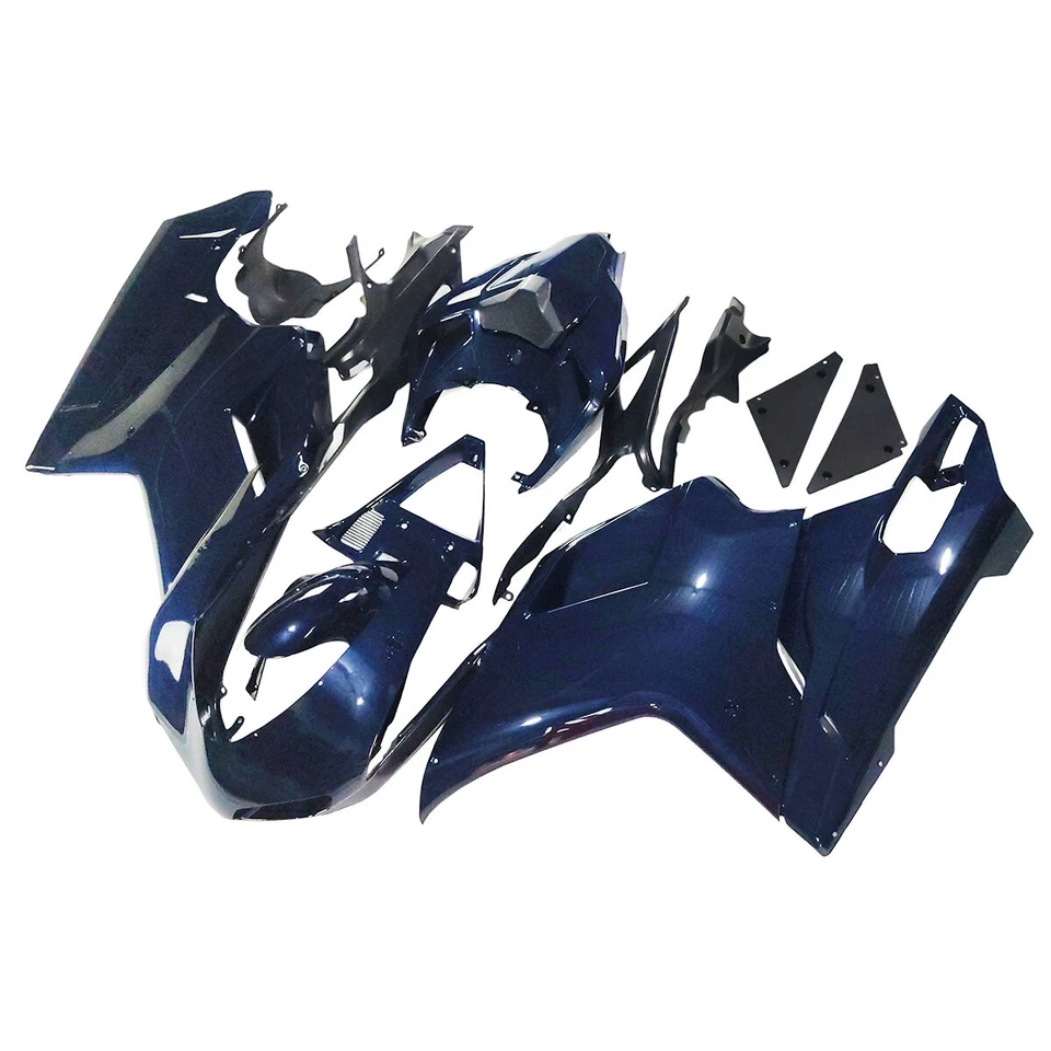 ABS Blue Bodywork For Ducati 1098 848 1198 2007 2008 2009-2012 Fairings Cowling - Image 2 of 4