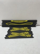 3pc Lot Of Tyco Specially Tracks 1x 15” Squeeze Track 2x 9” Lane Changer