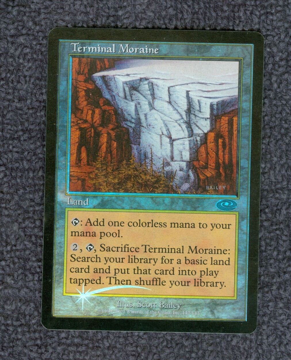 Terminal Moraine PLANESHIFT FOIL MTG Magic the Gathering M-NM Unplayed