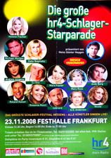SCHLAGERPARADE 2008 FRANKFURT - Concert Poster - Konzert Plakat - A1 F/U 1423/1