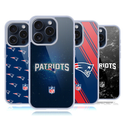 NFL NEW ENGLAND PATRIOTS ARTWORK SOFT GEL HANDYHÜLLE FÜR APPLE iPHONE HANDYS