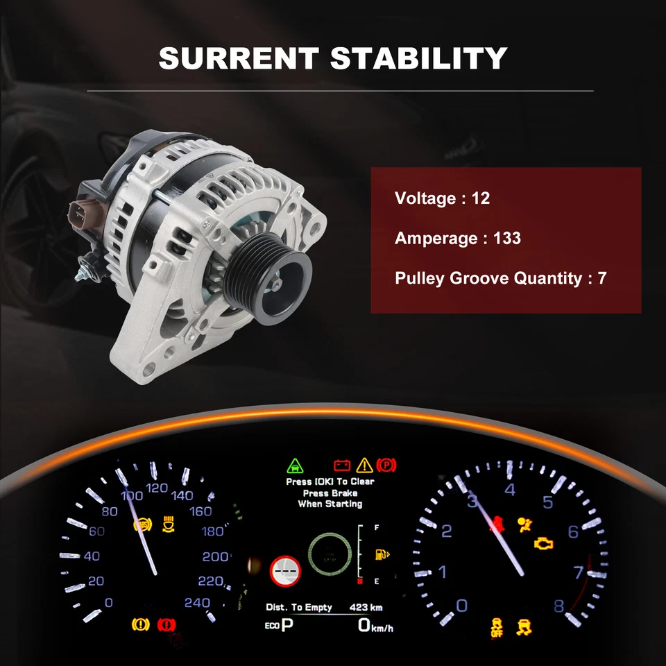 Alternator for 2005 2006 2007 2008 2009 2010 2011-2015 Toyota Tacoma 4.0L V6 - Изображение 3 из 4