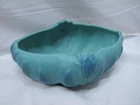 Vintage Art Pottery Van Briggle Tulip Planter Bowl Vase Colo Spgs Turquoise Blue
