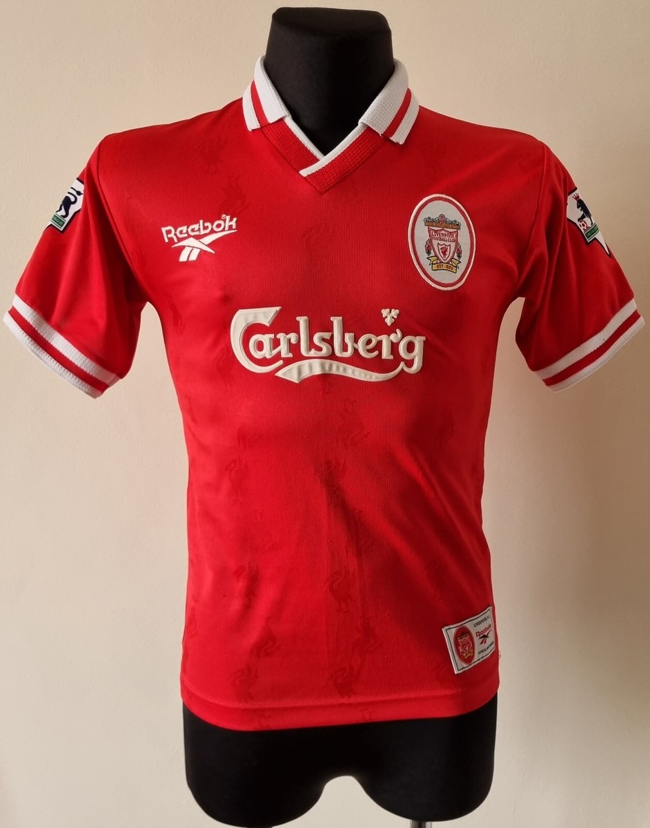 Liverpool 1996 - 1998 Home football Reebok shirt #9 Fowler size
