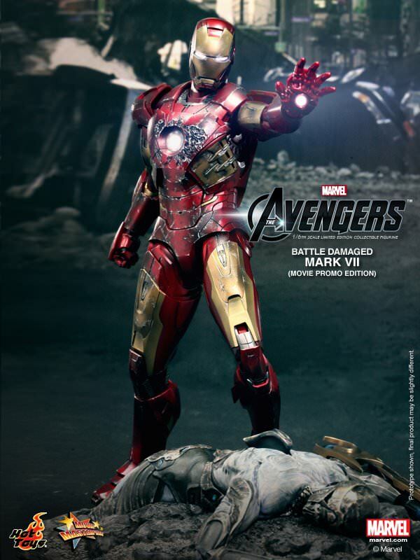HOT TOYS MMS 196 THE AVENGERS – IRON MAN MARK VII (BATTLE DAMAGED