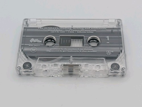 The Sundays Reading Writing and Arithmetic 1990 Cassette DGC Rough Trade Tested - Picture 3 of 4
