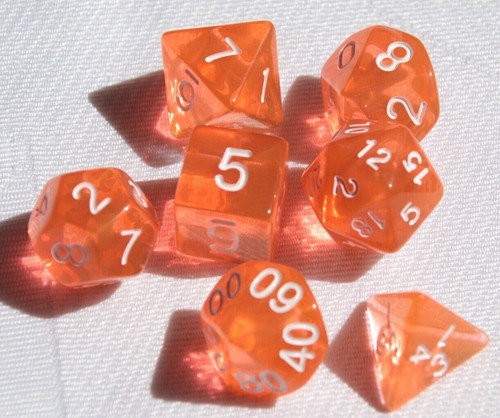 7 Pce Gem Dnd Dice Set and Bag Polyhedral Dice Dungeons & Dragons Pathfinder RPG - Picture 8 of 8