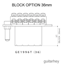 BRAND NEW! Gotoh Ge1996t Floyd Rose Locking Tremolo Bridge for Guitar - BLACK