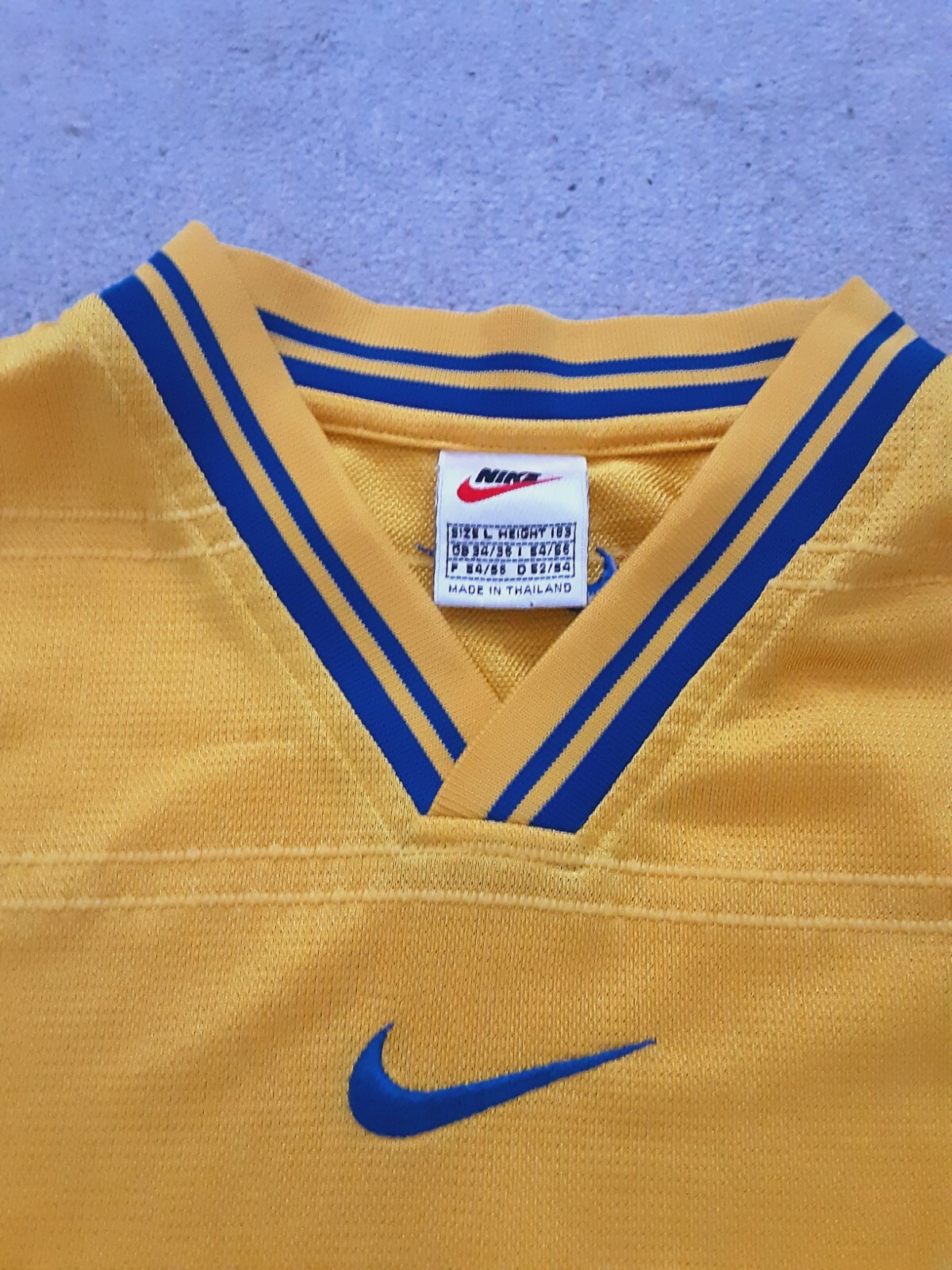 Nike Football Shirt Retro/Classic/Vintage/Rare Large eBay