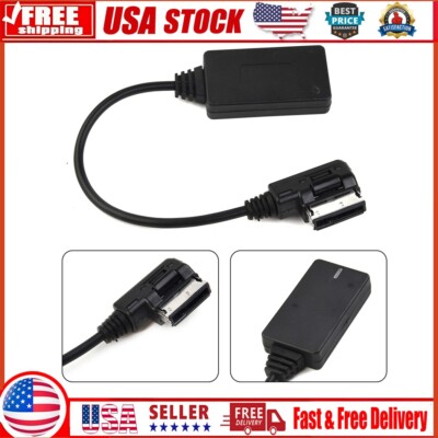 AUX Audio Cable Adapter For A5/8T/A6/4F A8 4E Q7 AMI MMI 2G Bluetooth-Interface,