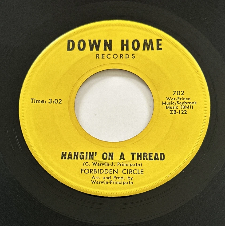 Forbidden Circle - Hangin' On A Thread 7” Northern Soul / Funk / Soul Vinyl EX - Bild 4 von 4