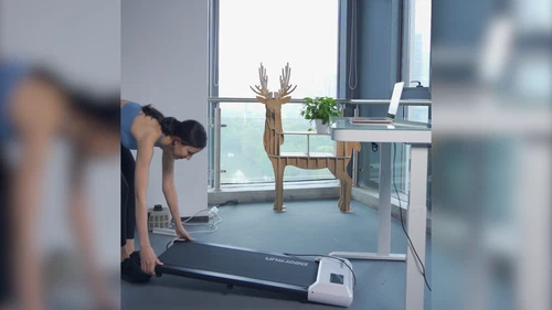Walking Pad Under Desk Treadmill 300 LBS Capacity Portable with Remote - Video 1 of 1