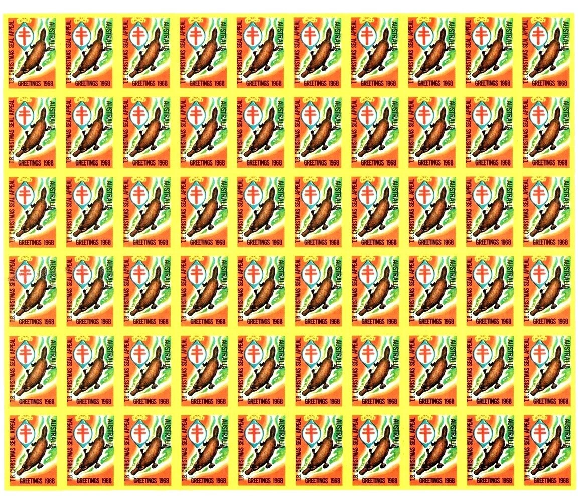 Hoja completa de Hojas de estampillas australianas