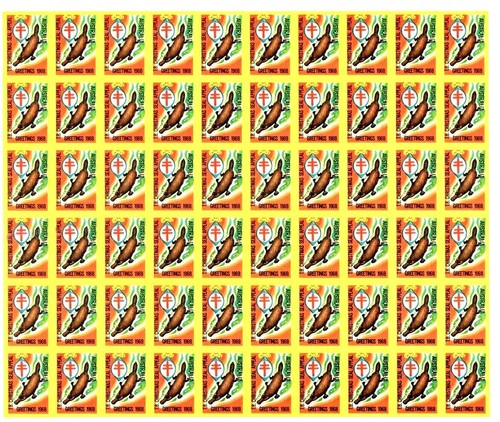 FULL SHEETS Tuvalu 1993 SC 649-52 - Greenhouse Effect - 4 Sheets