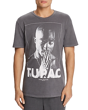 Bravado WASHED BLACK Tupac Graphic Tee 