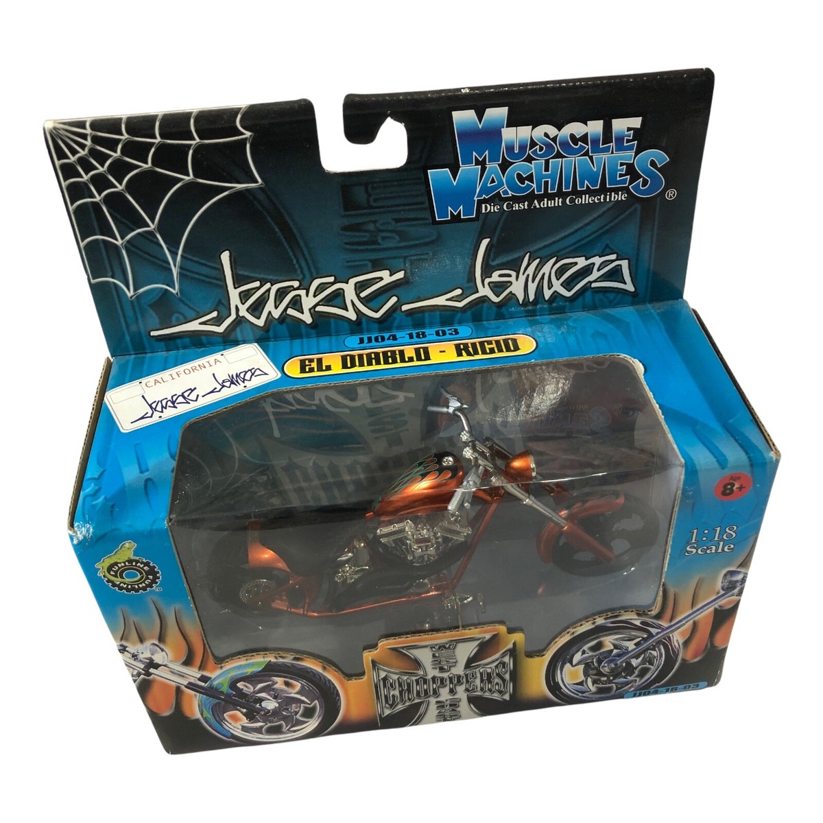 Muscle Machines By Jesse James El Diablo – Rigid In 1/18 Scale