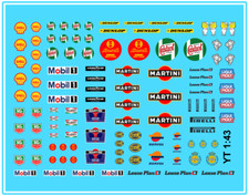 Waterslide Decal 1:43 Modellauto  Modellbau Y...