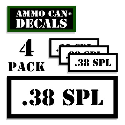 Etichette Ammo Can Nere Etichette Adesive Per Munizioni .38 - Foto 12