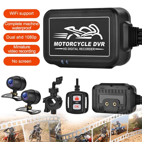 HD 1080p Motorcycle Dash Cam Waterproof Camera Driving Recorders with GPS Module - Picture 6 of 15