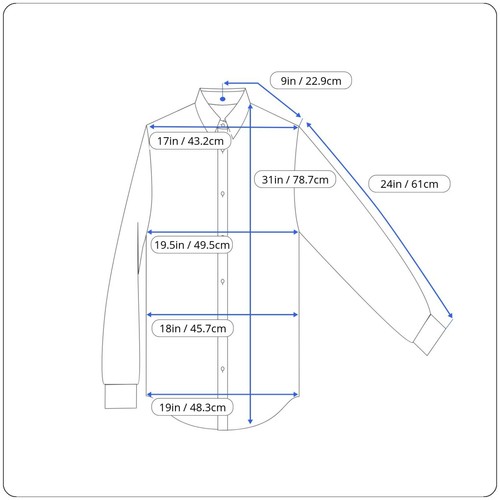 Camisa ajustada Lauren Ralph Lauren para hombre púrpura manga larga abotonada talla 14 1/2 32/33 - Imagen 12 de 12