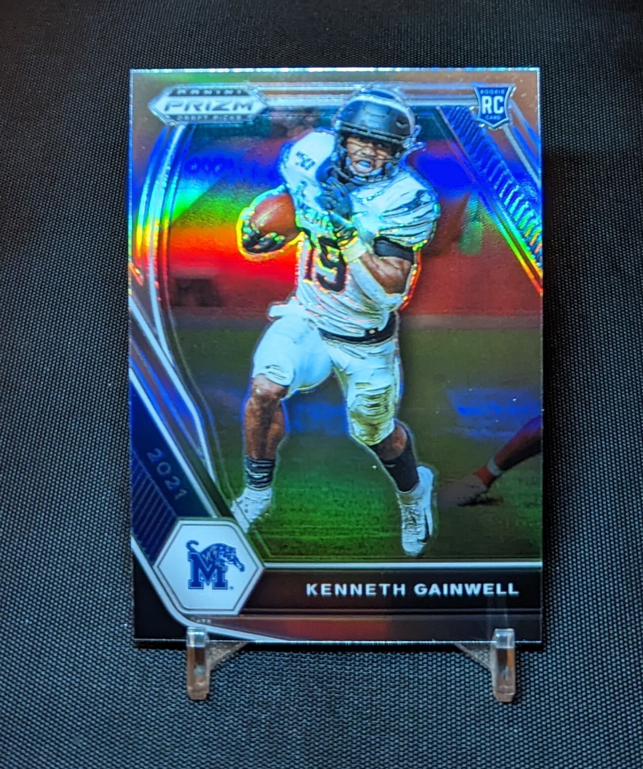 Kenneth Gainwell Silver Holo Rookie RC 2021 Prizm Draft Picks Football Card #113