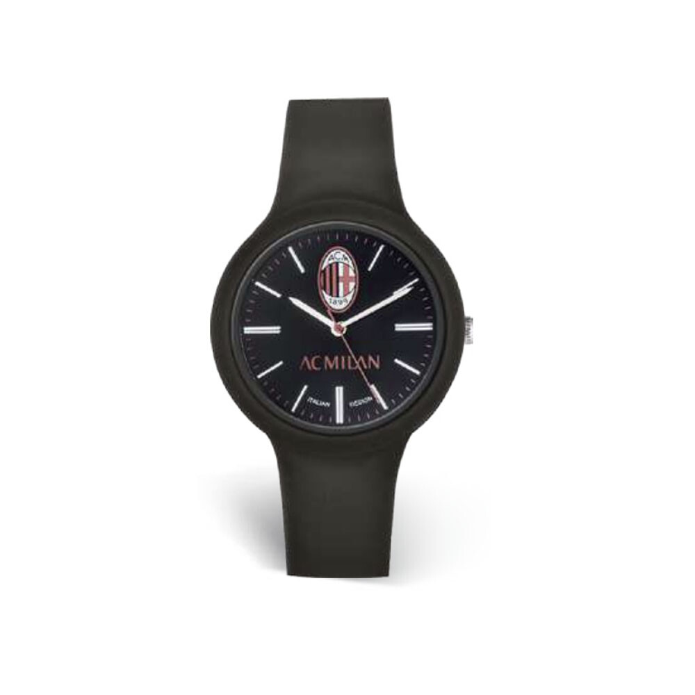 Mens Wristwatch AC MILAN P-MN443UN2 Silicone Black OFFICIAL