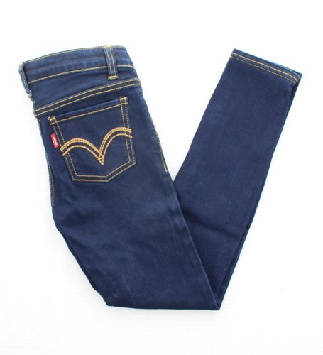 Levi's Skinny Fit Jeans, Girls Youth Signature Denim Jean, Adjustable Waistband - Picture 24 of 24