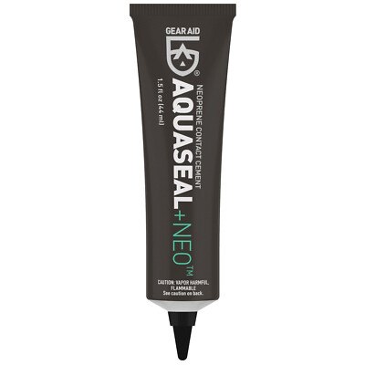 Seal Cement Neoprene Repair Kit Precision Applicator - 1.5 oz Black