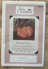 SEW CHERISHED Pumpkin Picking Crazy Patched Pumpkin Pattern By Dawn Shuck