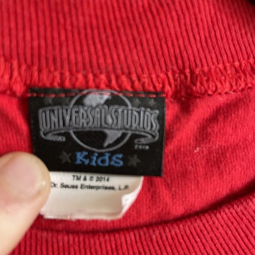 Universal Studios Tank Shirt Youth XL Red Pullover Crew Neck Thing One Cat Hat - Bild 3 von 9