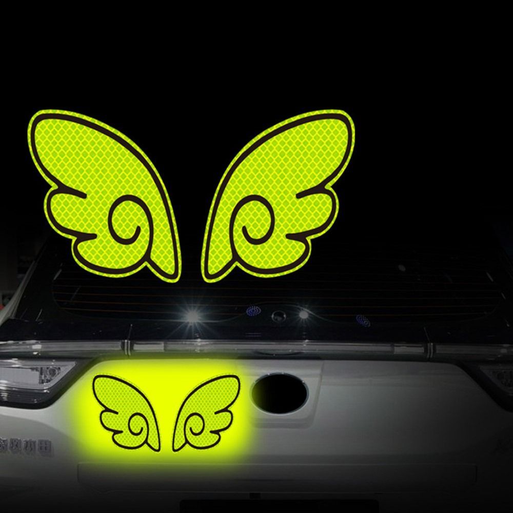 Electricbike Night Warning Sign Decal Helmet Reflective Sticker Devil