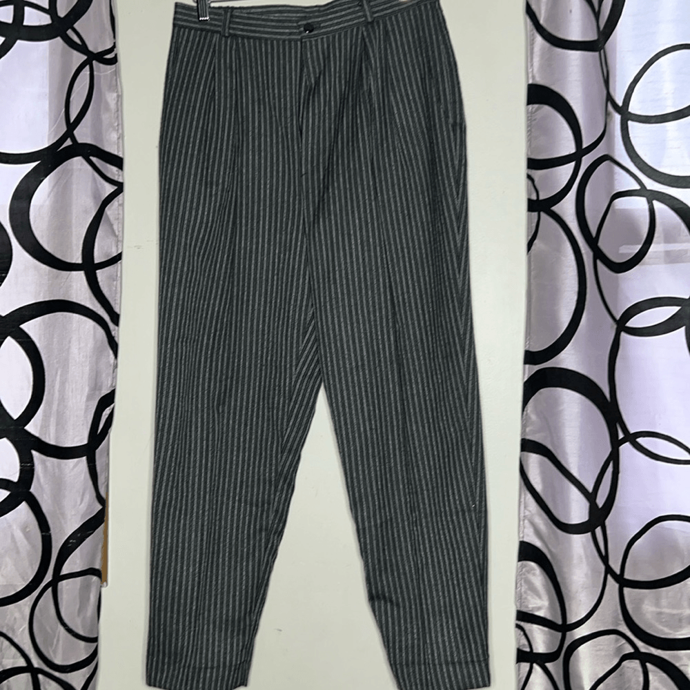パンツ 1980s 2tac stripe slacks vintage Vintage 1980s two-tone stripe slacks