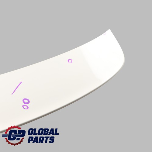 Audi A1 8X Rear Trunk Boot Tailgate Spoiler Trim Amalfi White 8X3827933E - Picture 9 of 11