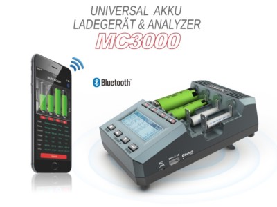 SkyRC MC3000 Profi Akku universal Analyse-Ladegerät Li-Ion LiFePO NiMH NiCd NiZn