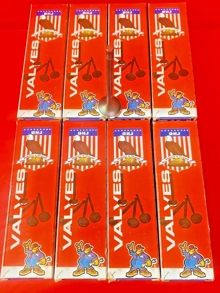 SET OF 8 DNJ EV802 Exhaust Valve For 05-15 Audi VW A3 A3 Quattro 2.0L-5.2L DOHC - Image 4 of 4