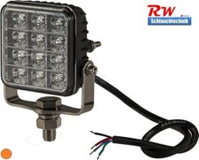 Blitzleuchte orange 12 LEDs, 6W, 12/24V, 74x74x38mm, Kramp
