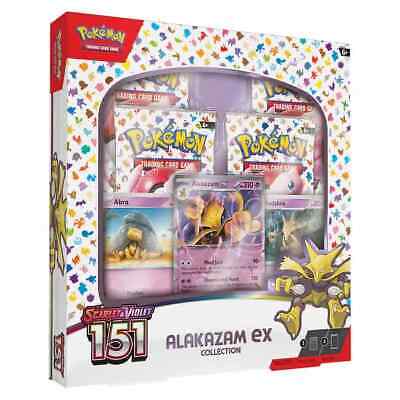 Pokémon Zapdos EX & Alakazam EX 151 Box Trading Card Game Pokémon Zapdos EX & Alakazam EX 151 Box Trading Card Game