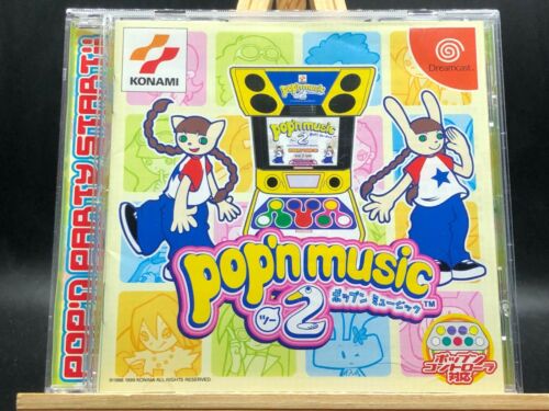Pop'N Music 2 avec colonne vertébrale (Sega Dreamcast, 1999) du Japon - Photo 1 sur 6