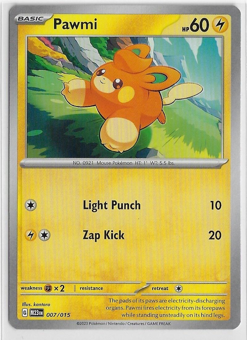 POKEMON Scarlet & Violet NM McDonald's *2023* NON-holo Common