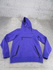The North Face Hoodie Womens Xs Pullover Purple Fleece Tear