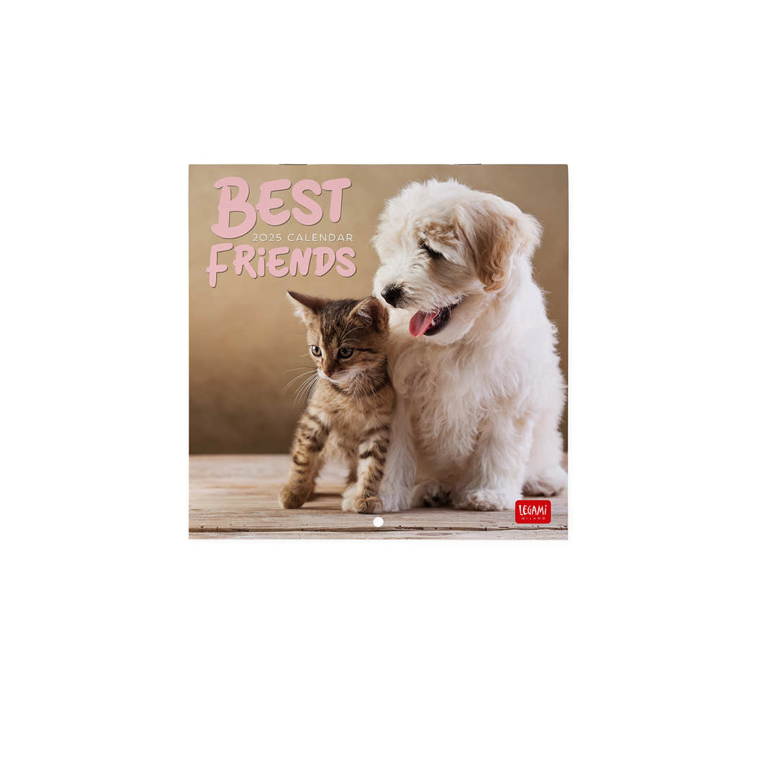 Calendario Da Parete 18x18 Fotografico 2025 Best Friends | Legami