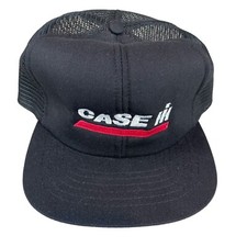 Vintage Swingster Trucker Hat Case III Snapback Black Mesh USA MADE