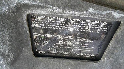 2004 05 2006 NISSAN MAXIMA AC HEAT CLIMATE TEMPERATURE CONTROL 275007Y010 - 第 8/12 張圖片