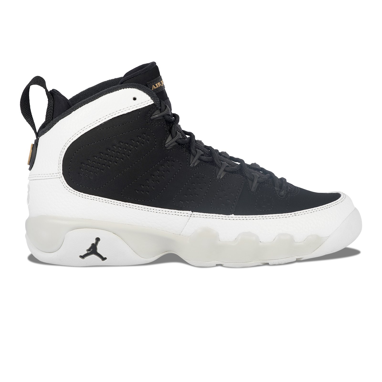 jordan retro 9 black and white