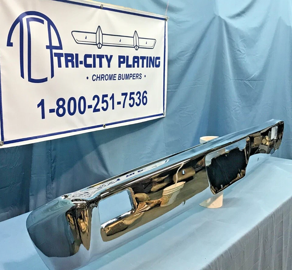 Parachoques delantero Plymouth Barracuda Valiant 1966 66 *cromo fresco* Foto 2 de 4