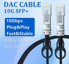 Image of For Cisco 10Gbps SFP+ to SFP+ DAC Direct Attach Copper Twinax 1m Cable